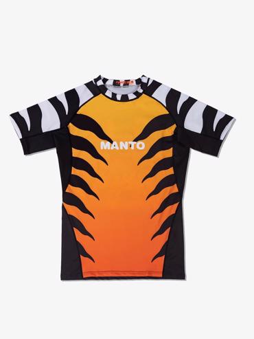 MANTO tigers tail RASHGUARD -black